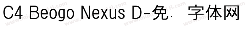 C4 Beogo Nexus D字体转换